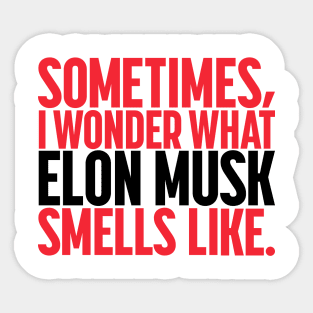 Funny Elon Musk Sticker